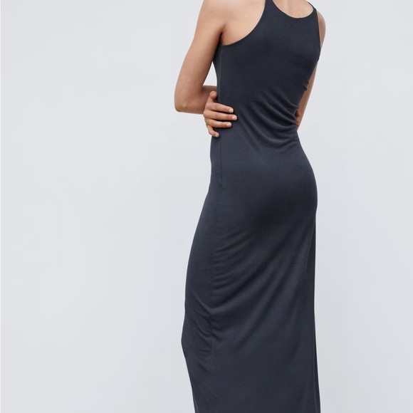 MANGO NWT unopened Modal midi blue dress size 8 - Picture 3 of 8